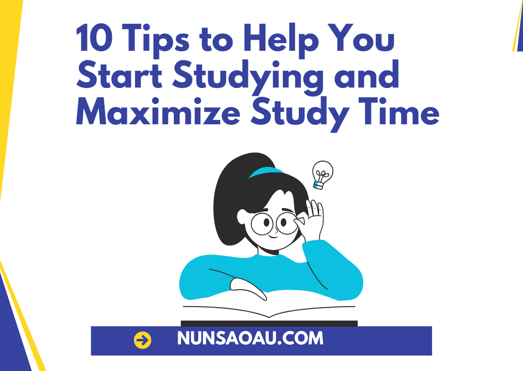 start studying now
